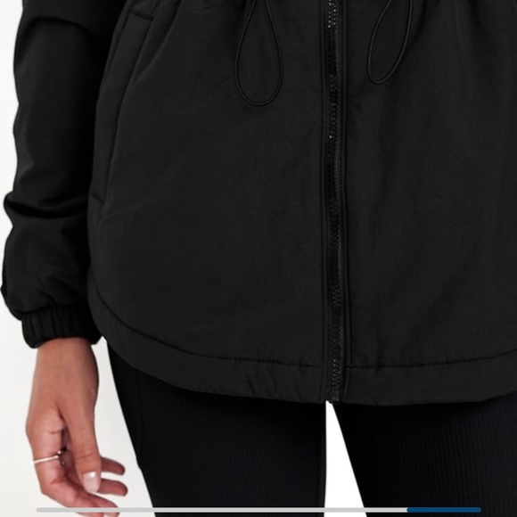 NWT OLD NAVY Cinched-Waist Jacket COLOR BLACK JACK - Picture 6 of 8